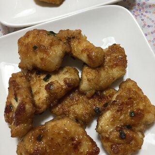 鶏胸肉のレモンオイスター炒め